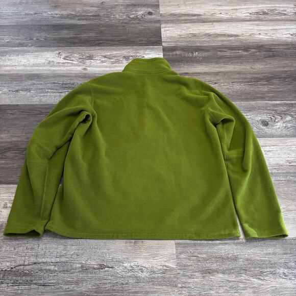 Eddie Bauer First Ascent Green Mens‎ M 1/4 Zip Polartec Fleece Pullover Gorpcore - Picture 3 of 9
